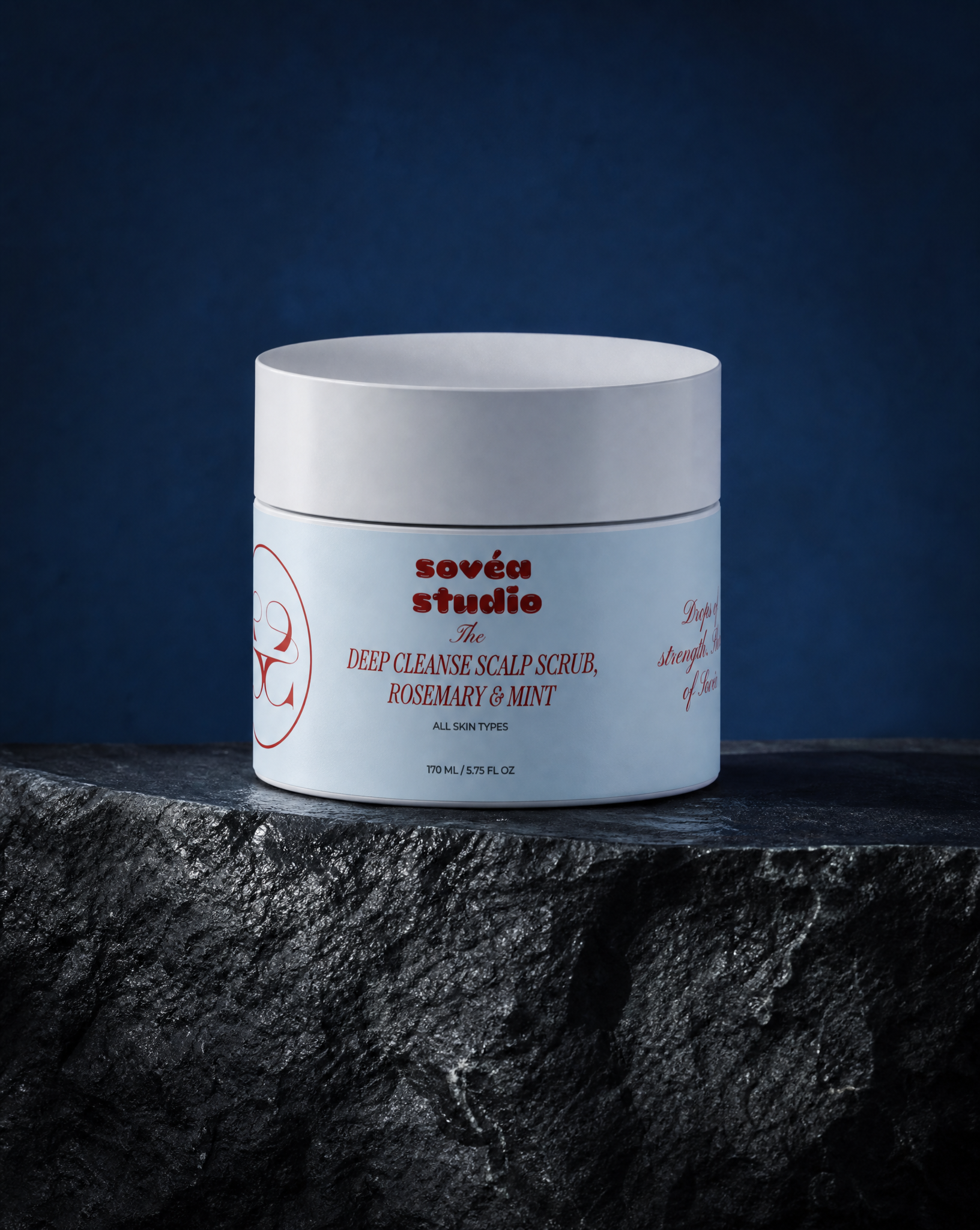 Deep Cleanse Scalp Scrub, Rosemary & Mint
